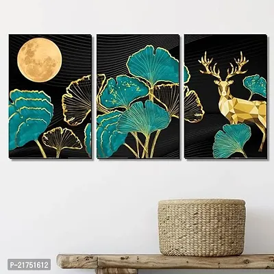 Classic Digital Print Paintings For Wall Decor Set Of 3