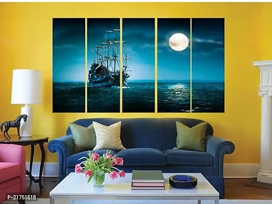 Classic Digital Print Paintings For Wall Decor Set Of 5