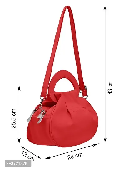 Elegant PU Handbag With Sling Strap-thumb3