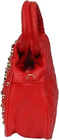 Women's Regular Mini Size Stone PU Sling Bag-thumb1