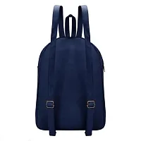 Elegant PU Blue Backpack For Womens-thumb1