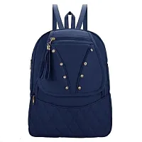 Elegant PU Blue Backpack For Womens-thumb2