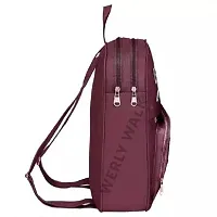 Fancy PU Leather Backpack For Women (Mehron)-thumb1