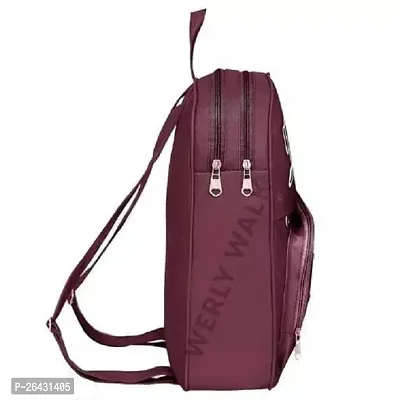 Fancy PU Leather Backpack For Women (Mehron)-thumb2