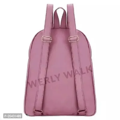 Fancy PU Leather Backpack For Women (Pyaji)-thumb3