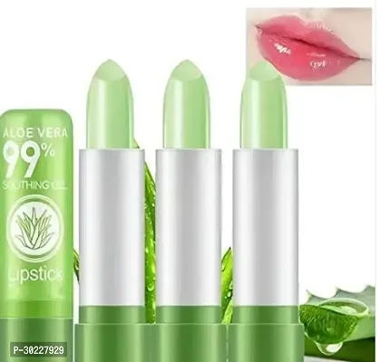 Glossy Finish Aloevera Stoothing Gel Lipsticks Pack Of 4