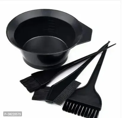 Black Plastic Hair Dye Color Brush-thumb0