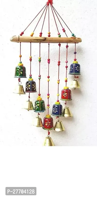 well hangings Windchimes Umbrella jhumer Door hanging decoration for home decor PACK OF 1-thumb0