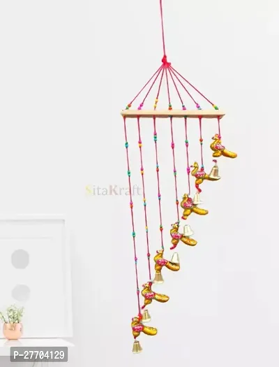 well hangings Windchimes Umbrella jhumer Door hanging decoration for home decor PACK OF 1-thumb0