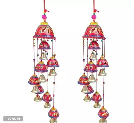 wind chimes Windchimes Umbrella jhumer Door hanging decoration for home decor pack of 2-thumb0