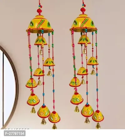 wind chimes Windchimes Umbrella jhumer Door hanging decoration for home decor pack of 2-thumb0