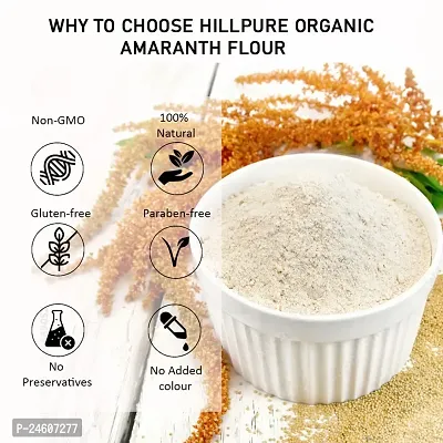 Hillpure Organic Amaranth Flour | Rajgira Atta | Healthy High Protein Gluten Free Atta | 1 KG-thumb3