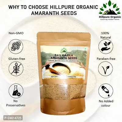 Hillpure Organic Raw Rajira | Amaranth Seeds | Rich in Fiber and Protein | NO Cholesterol and Gluten Free | Goodness of Millets Good Fat | 500 gm-thumb3