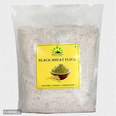 Hillpure Organic Black Wheat Flour, Kala Gehu ka Atta, Naturaly Grown, Low Gluten, Rich in Micro-nutrients (1 Kg)