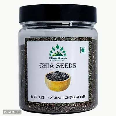 Hillpure Organic Chia Seeds, Raw Chia Seeds, Edible Seeds, For Weight Loss, Rich in Omega 3 (300 gm)-thumb0