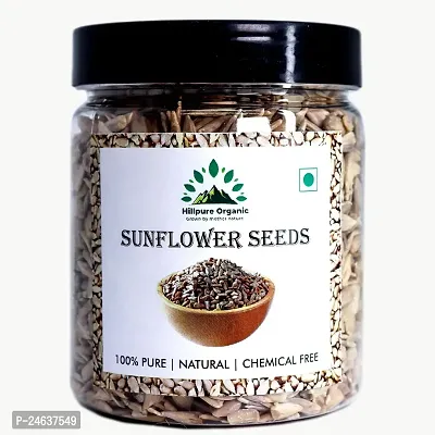 Hillpure Organic Sunflower Seeds, Raw Sunflower Seeds, Authentic and Natural for Healthy Diet, For Weight Management (300 gm)-thumb0