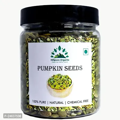 Hillpure Organic Pumpkin Seeds, Raw Pumpkin Seed, Authentic and Natural for Healthy Diet, High Fiber, Protein Rich Superfood (300 gm)