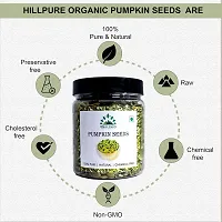 Hillpure Organic Pumpkin Seeds, Raw Pumpkin Seed, Authentic and Natural for Healthy Diet, High Fiber, Protein Rich Superfood (300 gm)-thumb2