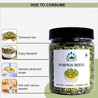 Hillpure Organic Pumpkin Seeds, Raw Pumpkin Seed, Authentic and Natural for Healthy Diet, High Fiber, Protein Rich Superfood (300 gm)-thumb3