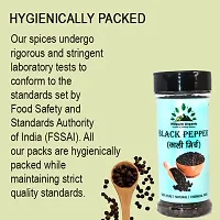 Hillpure Organic Black Pepper | Kali Mirch |100% Pure  Natural High Range Whole Black Peppercorns Special Bold | Zero Preservatives Farm Fresh Spicy Naturally Processed (100 + 100 gm) (Pack of 2)-thumb2