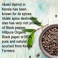 Hillpure Organic Black Pepper | Kali Mirch |100% Pure  Natural High Range Whole Black Peppercorns Special Bold | Zero Preservatives Farm Fresh Spicy Naturally Processed (100 + 100 gm) (Pack of 2)-thumb3