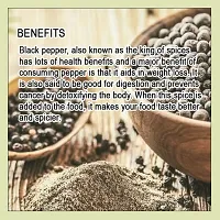 Hillpure Organic Black Pepper | Kali Mirch |100% Pure  Natural High Range Whole Black Peppercorns Special Bold | Zero Preservatives Farm Fresh Spicy Naturally Processed (100 + 100 gm) (Pack of 2)-thumb4