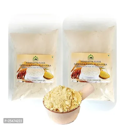 Hillpure Organic Amaranth Flour | Rajgira Atta | Healthy High Protein Gluten Free Atta | High in Protein  Fibre |1 kg +1 kg