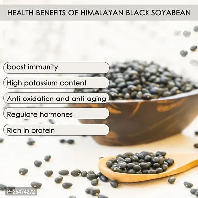 Hillpure Organic Black Soyabean/Kala Bhatt/Black Bean | Ancient Grain from Uttarakhand | 500 gm + 500 gm-thumb4