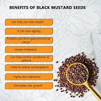 Hillpure Organic Himalayan Black Mustard seeds | Kali Sarso | For Cooking | Tadka | (250gm + 250gm)-thumb2