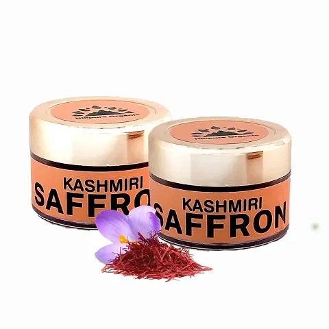 Hillpure Organic Kashmiri Saffron | Keshar | Lab Tested Certified Grade A+ (1gm + 1 gm)