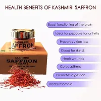 Hillpure Organic Kashmiri Saffron | Keshar | Lab Tested Certified Grade A+ (1gm + 1 gm)-thumb2