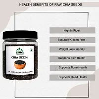 Hillpure Organic Chia Seeds, Raw Chia Seeds, Edible Seeds, For Weight Loss, Rich in Omega 3 (300 + 300 gm), Pack of 2-thumb3