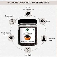 Hillpure Organic Chia Seeds, Raw Chia Seeds, Edible Seeds, For Weight Loss, Rich in Omega 3 (300 + 300 gm), Pack of 2-thumb1