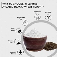 Hillpure Organic Black Wheat Flour, Kala Gehu ka Atta, Naturaly Grown, Low Gluten, Rich in Micro-nutrients (1 +1 Kg), Pack of 2-thumb3