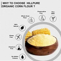 Hillpure Organic Maize Flour,Makki ka Atta, Naturaly Grown, Gluten Free, Rich in Micro-nutrients (1 + 1Kg), Pack of 2-thumb2