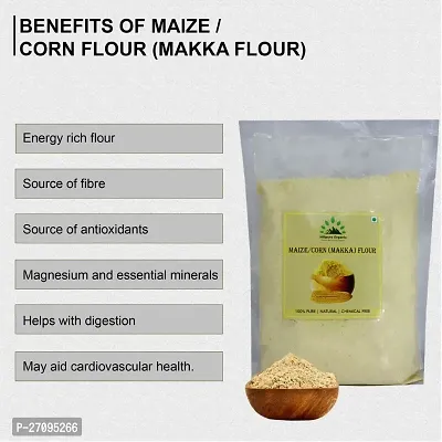 Hillpure Organic Maize Flour,Makki ka Atta, Naturaly Grown, Gluten Free, Rich in Micro-nutrients (1 + 1Kg), Pack of 2-thumb4