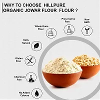 Hillpure Organic Sorghum Flour, Jowar Atta, Naturally Grown, Low Gluten, Rich in Micro-nutrients (1 + 1Kg), Pack of 2-thumb2