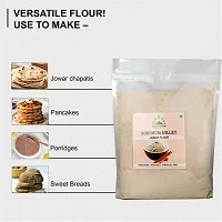 Hillpure Organic Sorghum Flour, Jowar Atta, Naturally Grown, Low Gluten, Rich in Micro-nutrients (1 + 1Kg), Pack of 2-thumb1