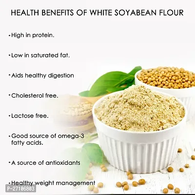 Hillpure Organic White Soyabean | High Protein | Ancient Grain | (1 + 1Kg), Pack of 2-thumb3