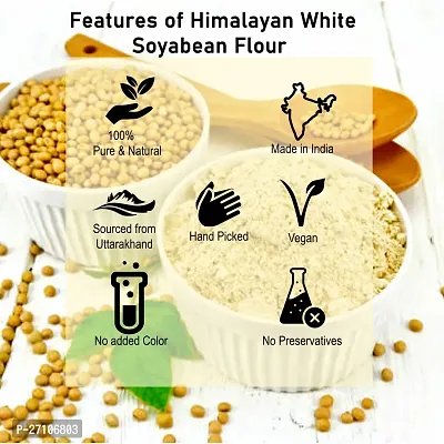 Hillpure Organic White Soyabean | High Protein | Ancient Grain | (1 + 1Kg), Pack of 2-thumb4