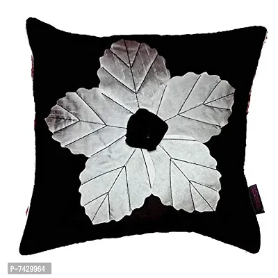 indoAmor Comfortable Flower Silk Cushion Covers - Set Of 5-thumb2
