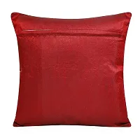 indoAmor Comfortable Flower Silk Cushion Covers - Set Of 2-thumb4