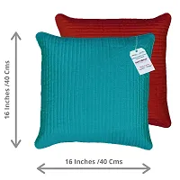 indoAmor Comfortable Quilted Silk Cushion Covers - Set Of 5-thumb2