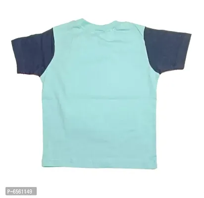 Kids Round Neck T-Shirt With Half Pant (NMint)-thumb3