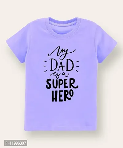 Kids tshirt for boys and girls my dad is hero Move