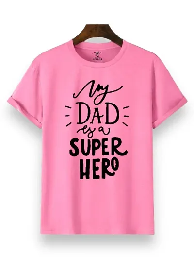 Tshirt for Boys Girls Dad Super Hero