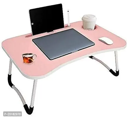 Multi-Purpose Laptop Desk For Study And Reading With Foldable Non-Slip Legs Reading Table Tray, Laptop Table, Foldable Study Laptop Table-thumb0