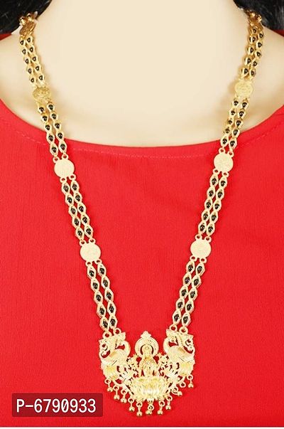 Traditional Gold Plated Mangalsutra for Women-thumb0