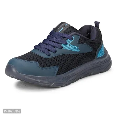 Kraasa Sharks Running  Walking Shoes for Men, Sports Shoes For Men Navy UK 6-thumb0
