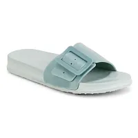 Kraasa  Slides with extra Cushion for Women and Girls | Walking Flip Flops| Indoor and Outdoor Slides Sky UK 3-thumb2
